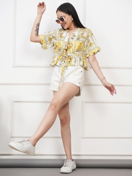 Postage Peplum TOP