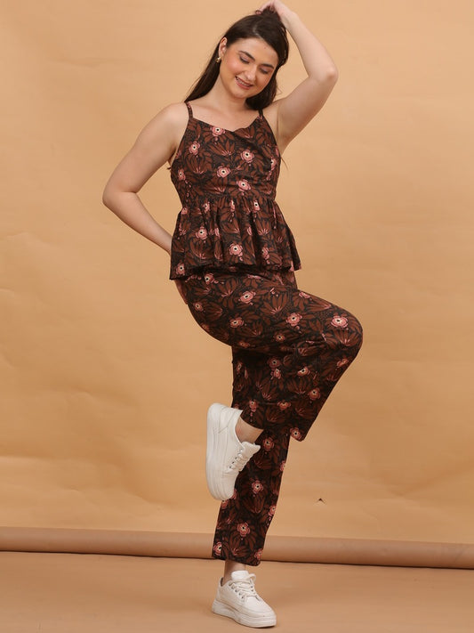 Cocoa Bloom Cami Set