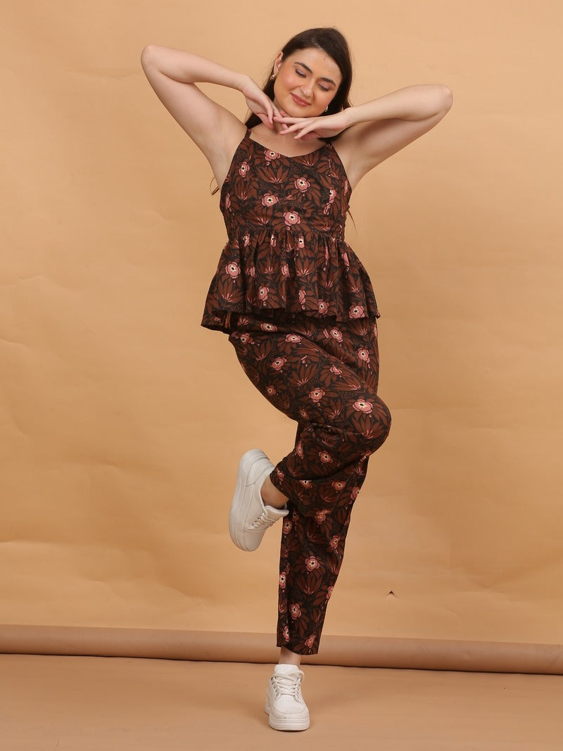 Cocoa Bloom Cami Set