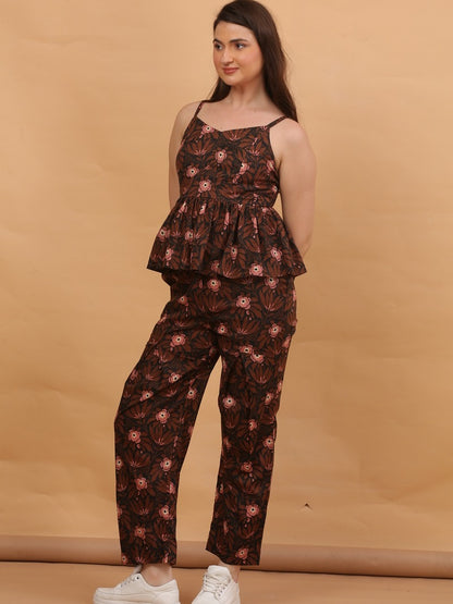 Cocoa Bloom Cami Set