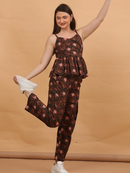 Cocoa Bloom Cami Set