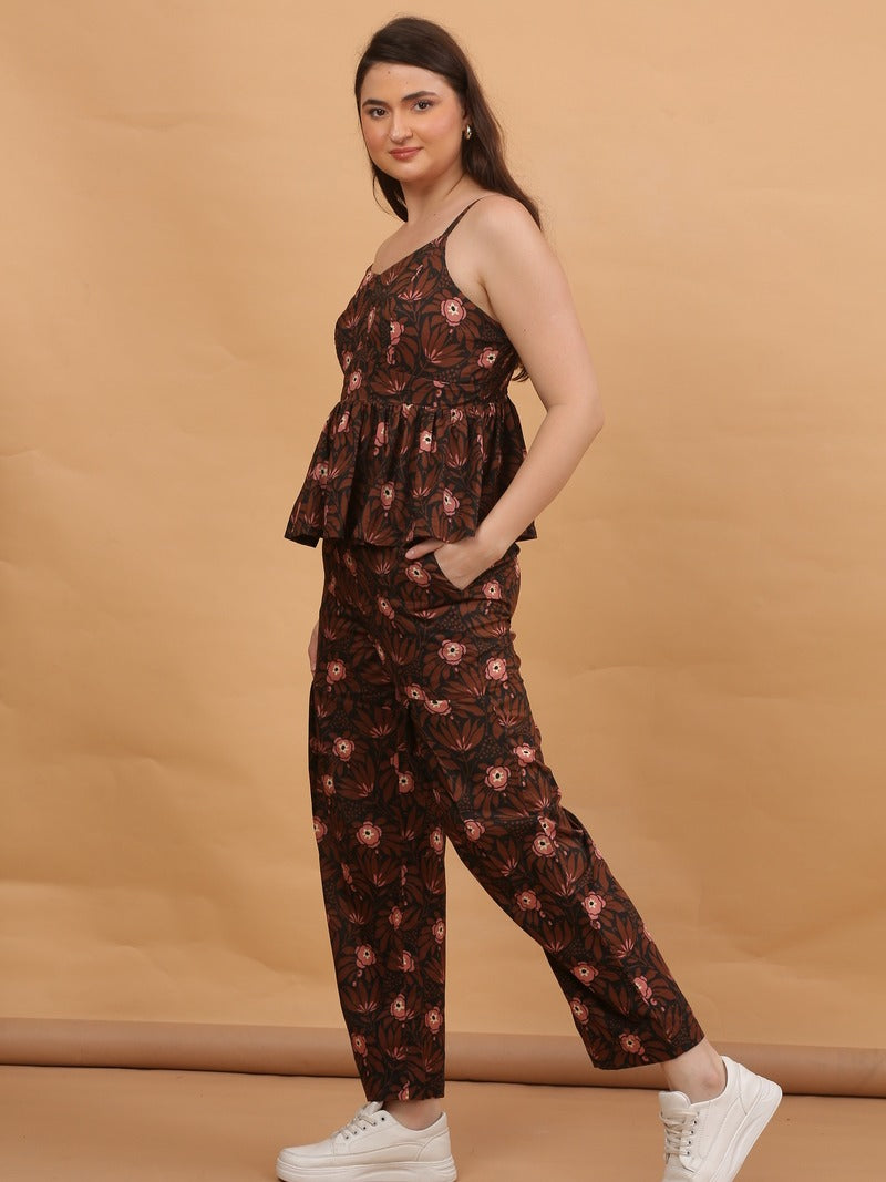 Cocoa Bloom Cami Set