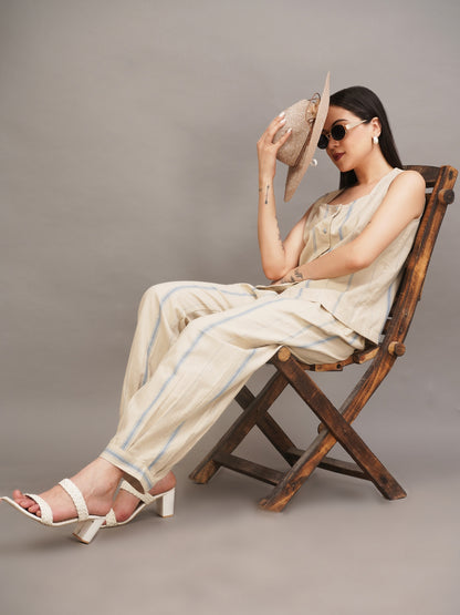 Voyage Stripe Duster Set