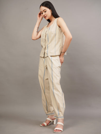 Voyage Stripe Duster Set