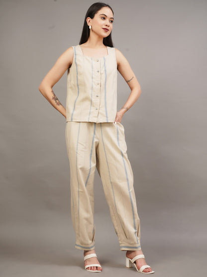 Voyage Stripe Duster Set