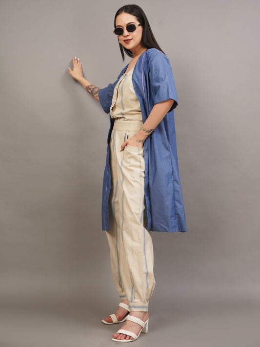 Voyage Stripe Duster Set
