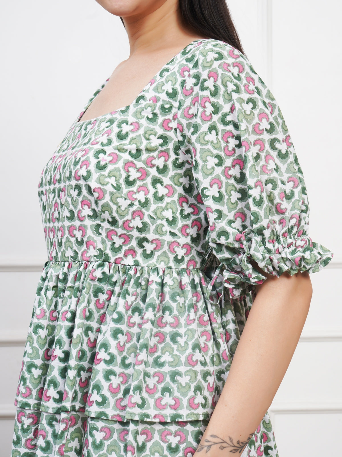 Clover Tier Peplum