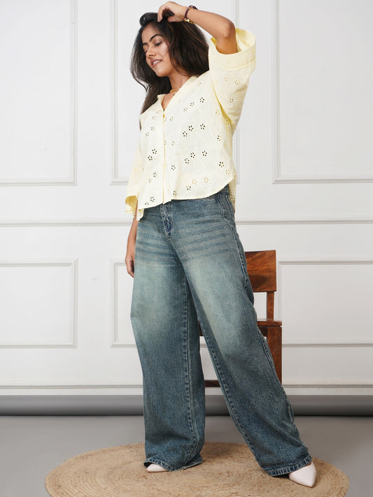 Eyelet Breeze Shirt