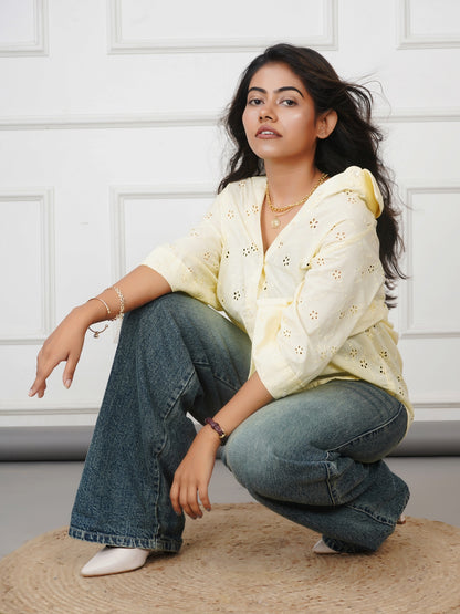 Eyelet Breeze Shirt