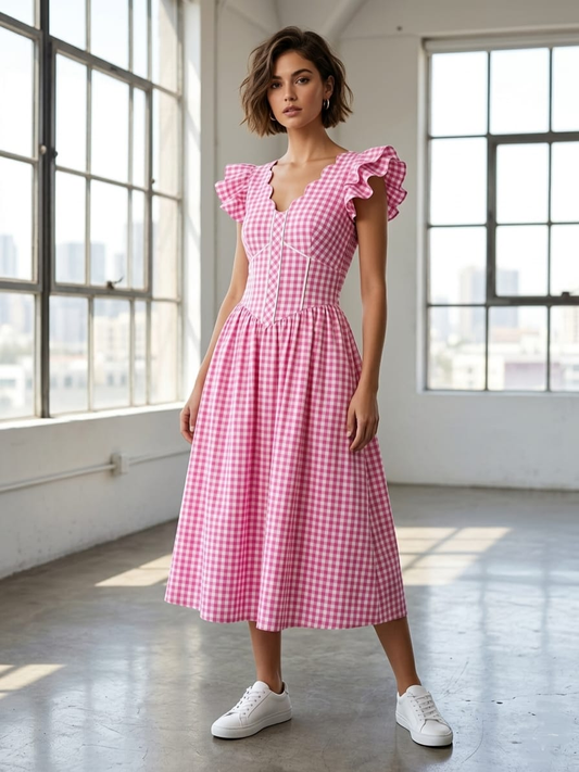 Gingham Dress