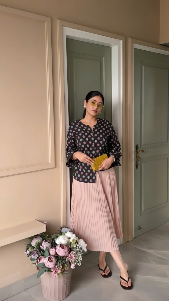Polka Noir Co-ord Set